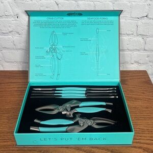 TOADFISH CRAB & LOBSTER SEAFOOD TOOL SET 6 piece set
